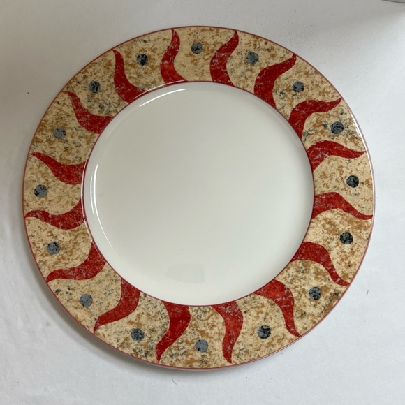 Sasaki DELPHI Plate Round Serving Platter 12" Loretta Agroe Design - Picture 1 of 6